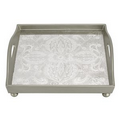 Manta Silver 12" Square Tray